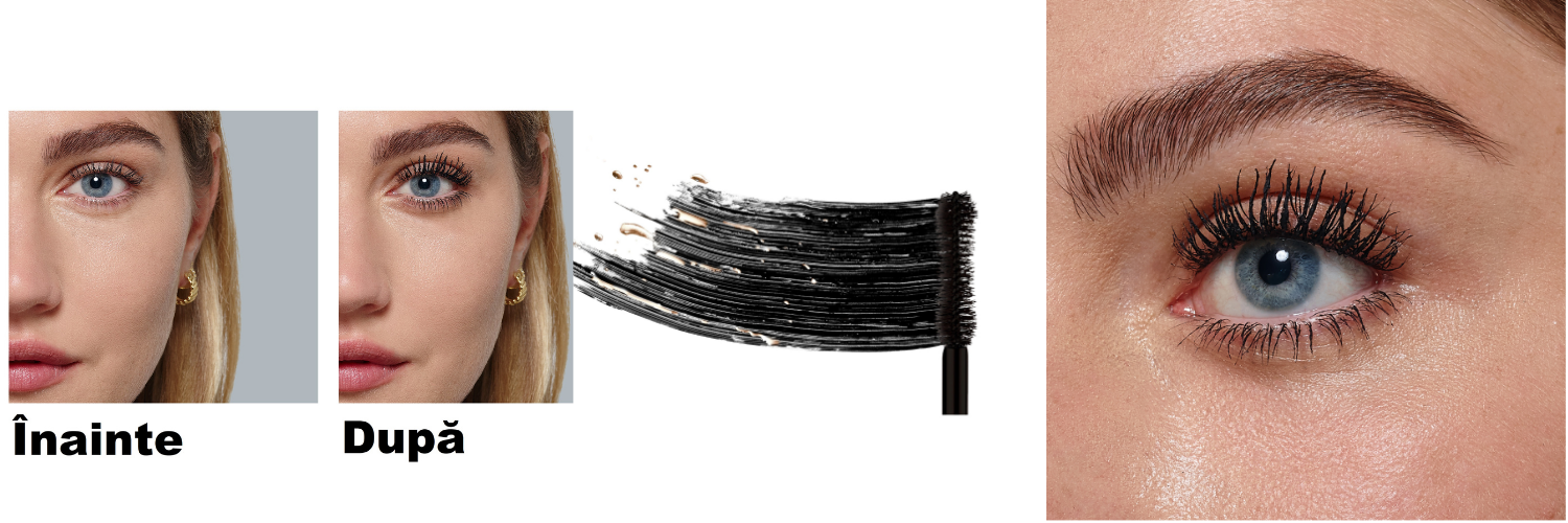 Mascara pentru volum si alungire Lash Paradise, 01 Black, 6.4 ml, Loreal Paris